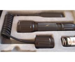 ottica con agganci,scambio con radiocollare garmin.