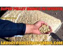 PELLET BIANCO POCHE CENERI DI ABETE VENDITA LEGNA DA ARDERE